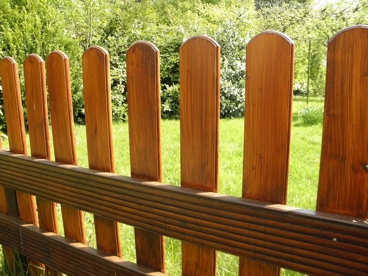 garden fence, fence, wooden fence, paling, nature, delimitation, garden, slats, boards. Fence contractor compliance: who to ask about permits, covenants and utility locates
