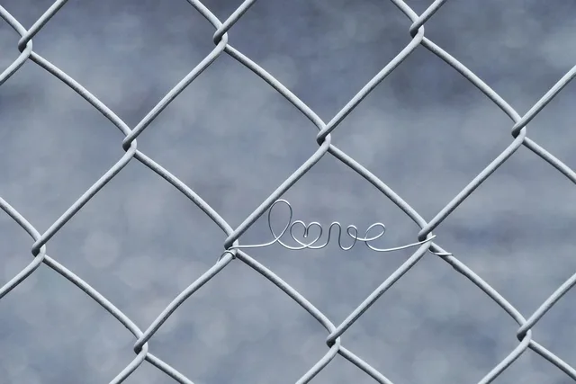 love, wire, fence, in love, heart, locked in, wire mesh, grid, metal, closed, love, love, love, love, love, fence, heart. Fence contractor software: the six records and monthly measures that matter